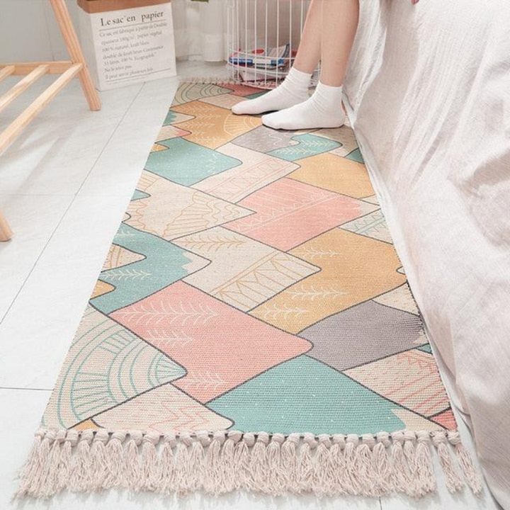 Abigail Morning Greeting Tassel Area Rugs