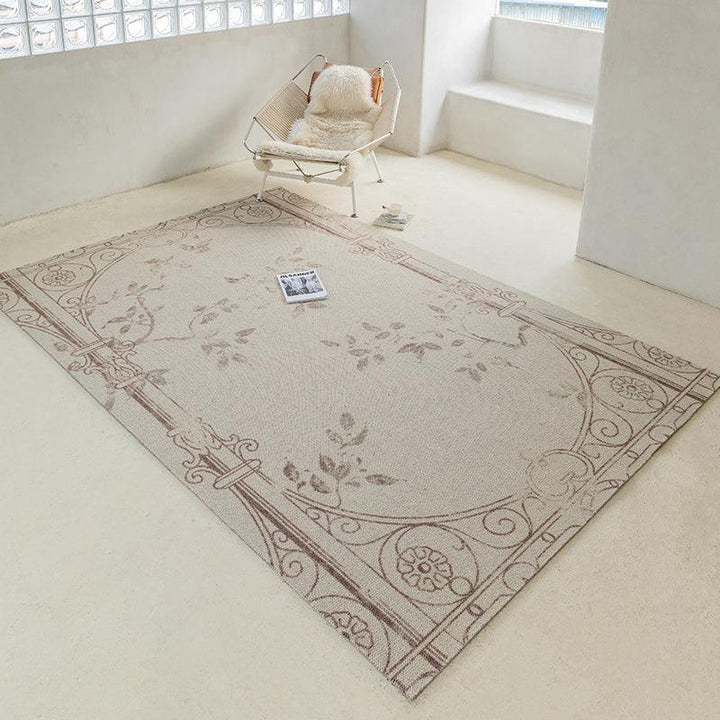 Aca Floral Wool Area Rug - HomeCozify