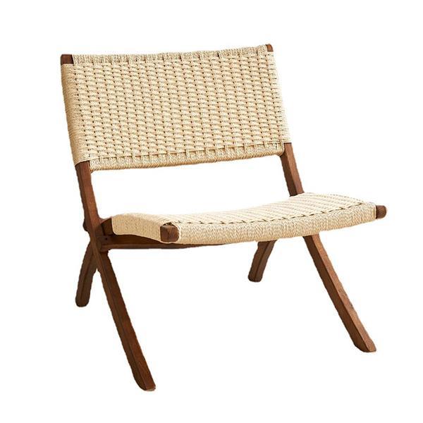 Achmad Rattan Folding Chair - HomeCozify