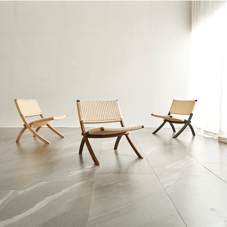 Achmad Rattan Folding Chair - HomeCozify