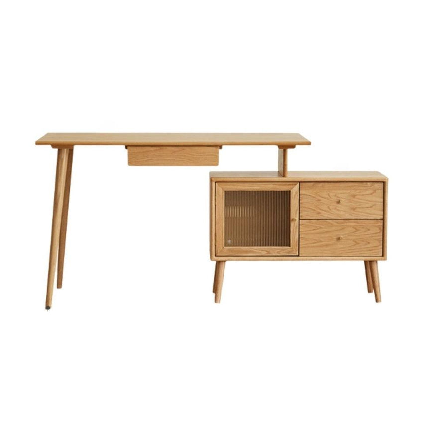Adel Desk with Cabinet - HomeCozify