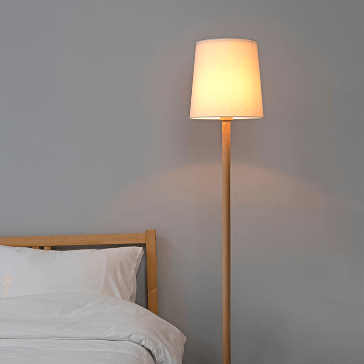 Adelmo Wooden Floor Lamp - HomeCozify