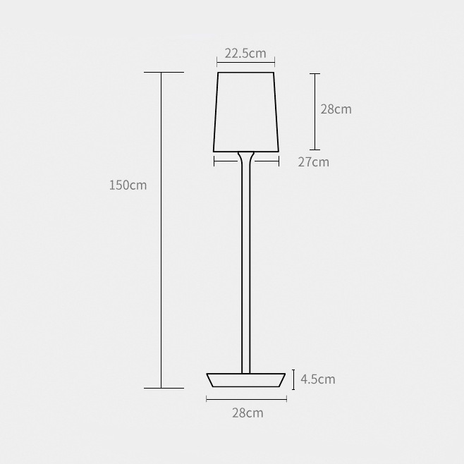 Adelmo Wooden Floor Lamp - HomeCozify