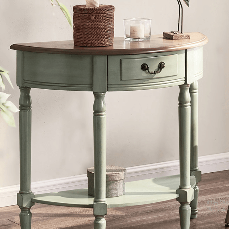 Alberta Semicircle Hallway Console Table - HomeCozify