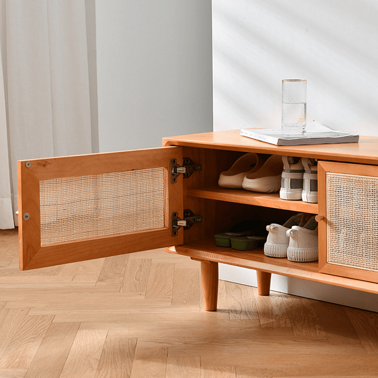 Alma Double-shelf Shoe Cabinet - HomeCozify