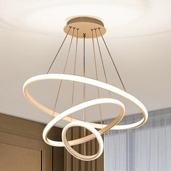 Ambrossi Modern Circular Chandelier - HomeCozify