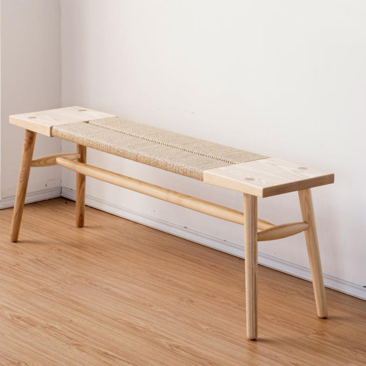 Ambrus Wood Bench - HomeCozify