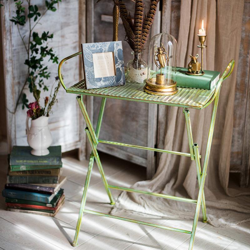 Amelia Vintage Foldable Side Table - HomeCozify