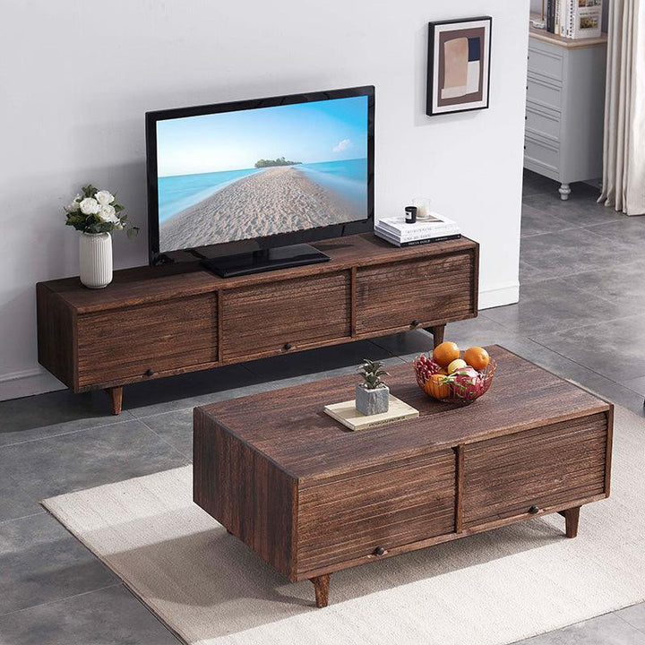 Anelia Solid Wood TV Stand - HomeCozify