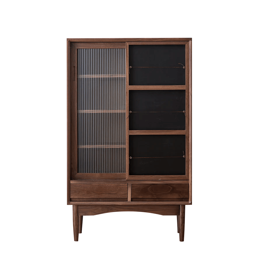 Anoushka Wood Bookcase With Chalkboard - HomeCozify