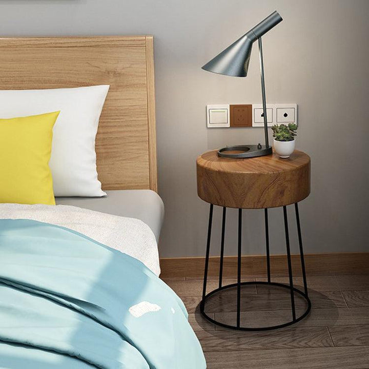 Archstone Versatile Round Nightstand - HomeCozify