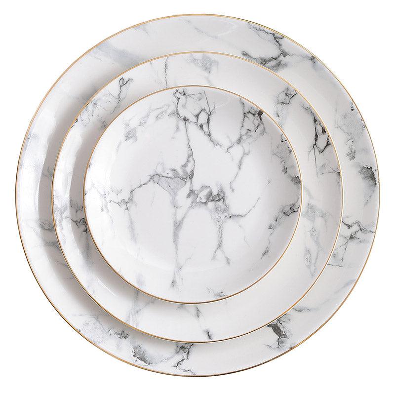 Aron Melamine Dinner Plate 3 Piece Set - HomeCozify