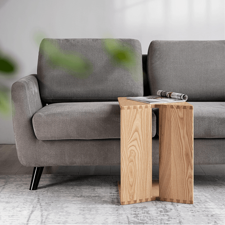 Ash Wood End Table Set - HomeCozify