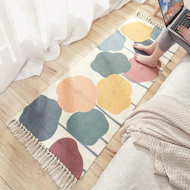 Bartalan Morning Greeting Tassel Area Rugs - HomeCozify