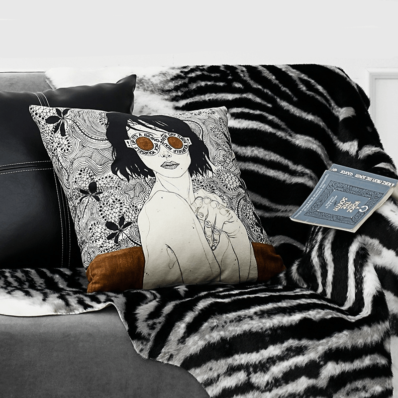 Bela illustration Pillow Cover & Insert - HomeCozify