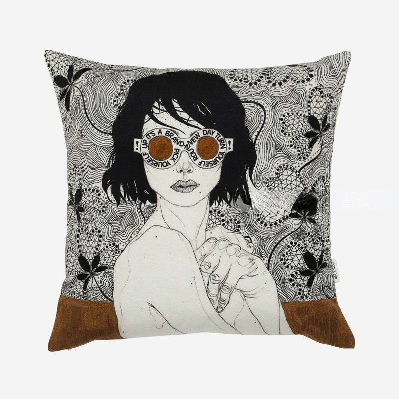 Bela illustration Pillow Cover & Insert - HomeCozify