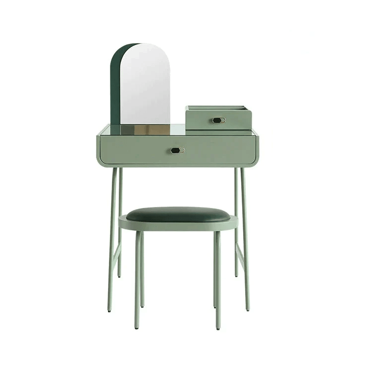 Bohuslava Vanity Set with Stool and Mirror - HomeCozify