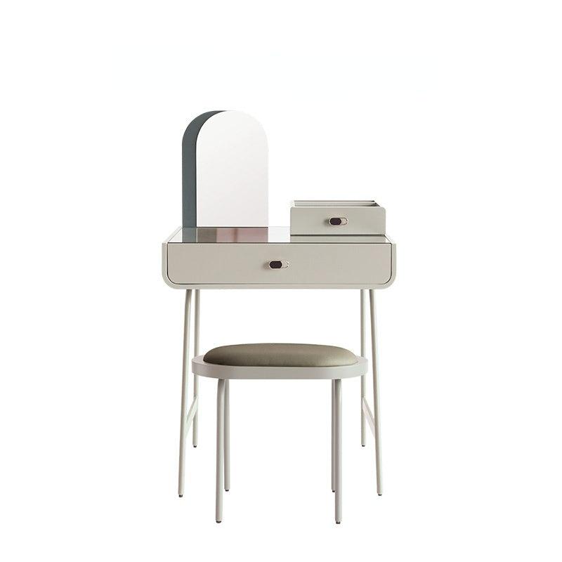 Bohuslava Vanity Set with Stool and Mirror - HomeCozify