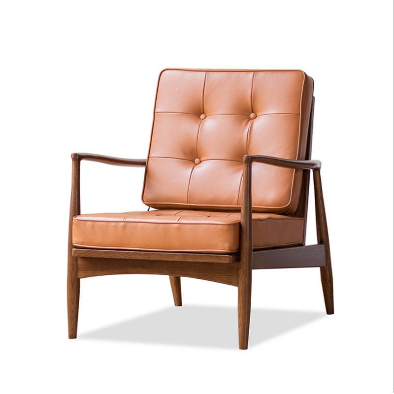 Boris Leather Armchair - HomeCozify