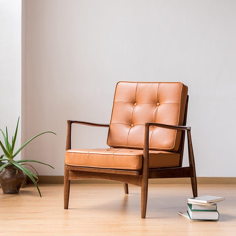 Boris Leather Armchair - HomeCozify