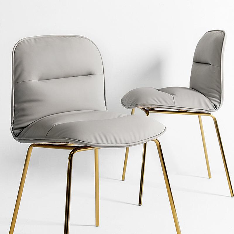 Bozhena Leather Dining Chair (Set of 2) - HomeCozify