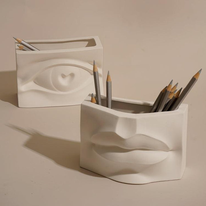 Ceramic Sculpture Pen Holder - HomeCozify