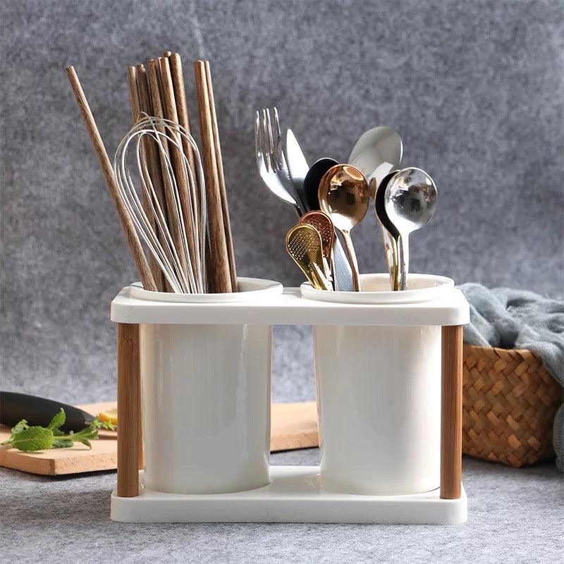 Ceramic Utensil Holder - HomeCozify