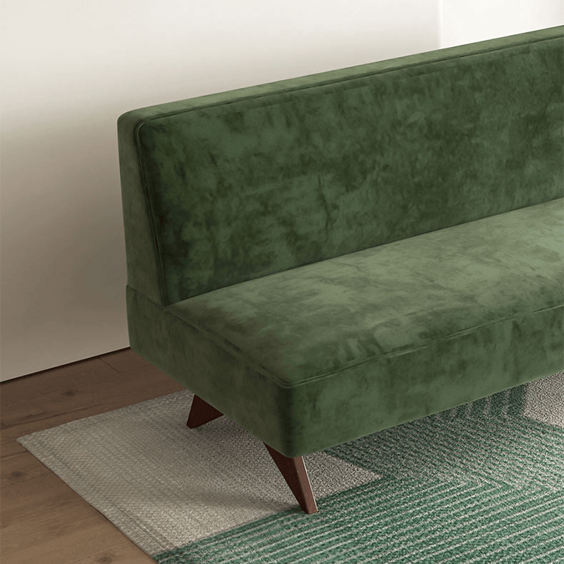 Cosimo Velvet Armless Sofa - HomeCozify