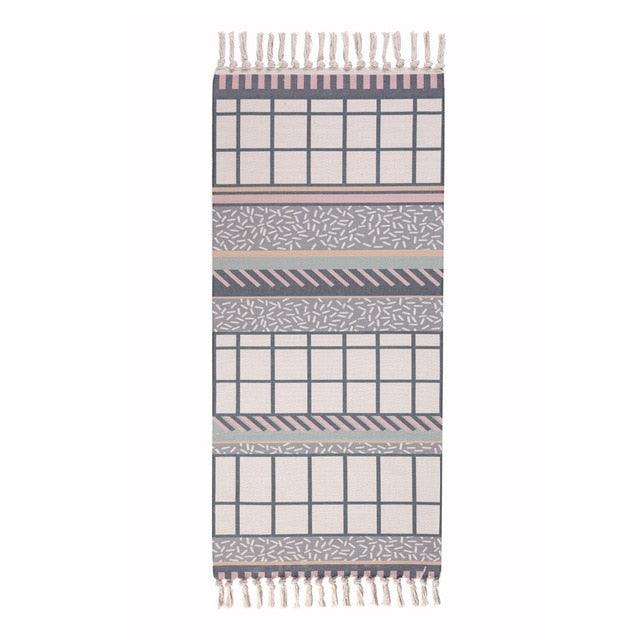 Csenge Cotton Bedroom Rug - HomeCozify