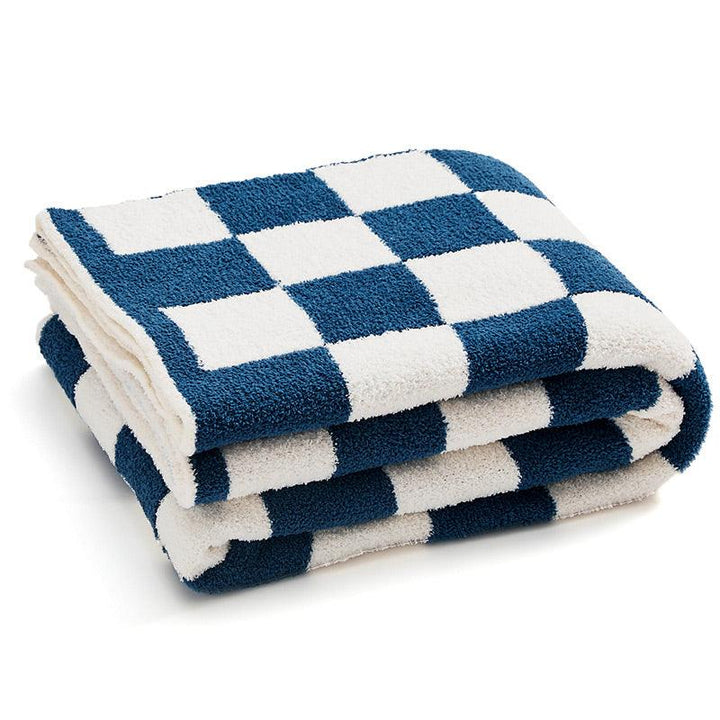 Deborah Checkerboard Throw Blanket - HomeCozify