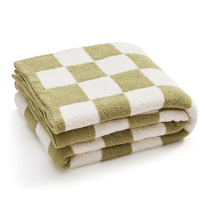 Deborah Checkerboard Throw Blanket - HomeCozify