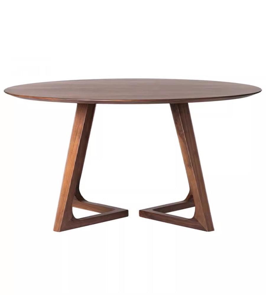 Detlef Solid Wood Dining Table - HomeCozify