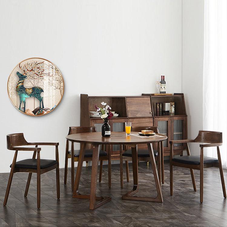 Detlef Solid Wood Dining Table - HomeCozify