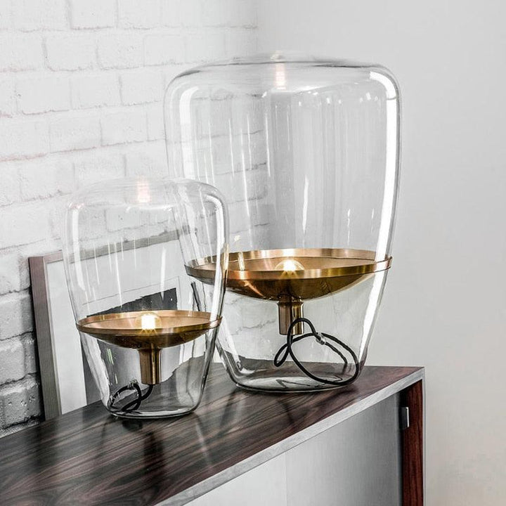 Diana Glass Shade Table Lamp - HomeCozify