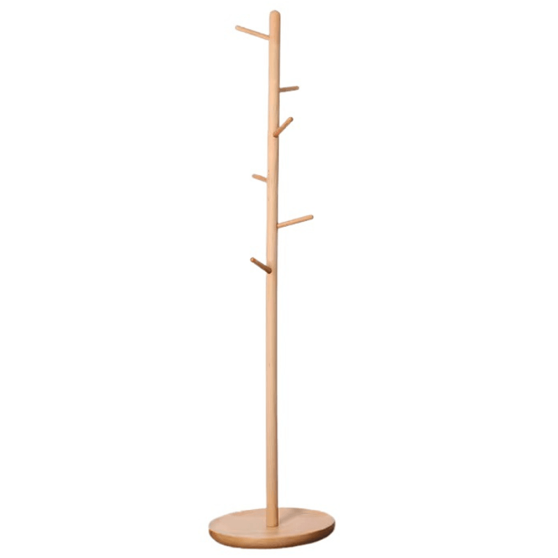 Dianna Freestanding Wood Coat Rack - HomeCozify