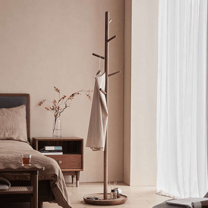 Dianna Freestanding Wood Coat Rack - HomeCozify