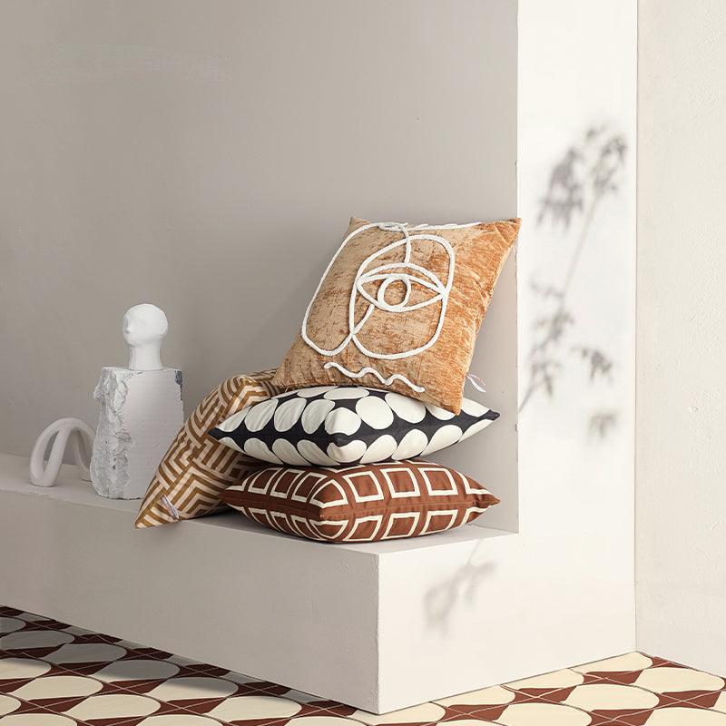 Dorottya Style Pillow Cover & Insert - HomeCozify