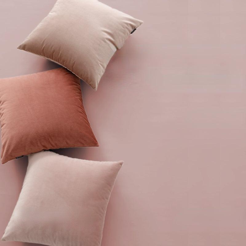 Dusty Rose Throw Pillow Cover & Insert - HomeCozify