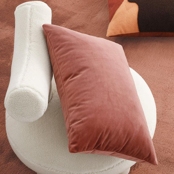 Dusty Rose Throw Pillow Cover & Insert - HomeCozify