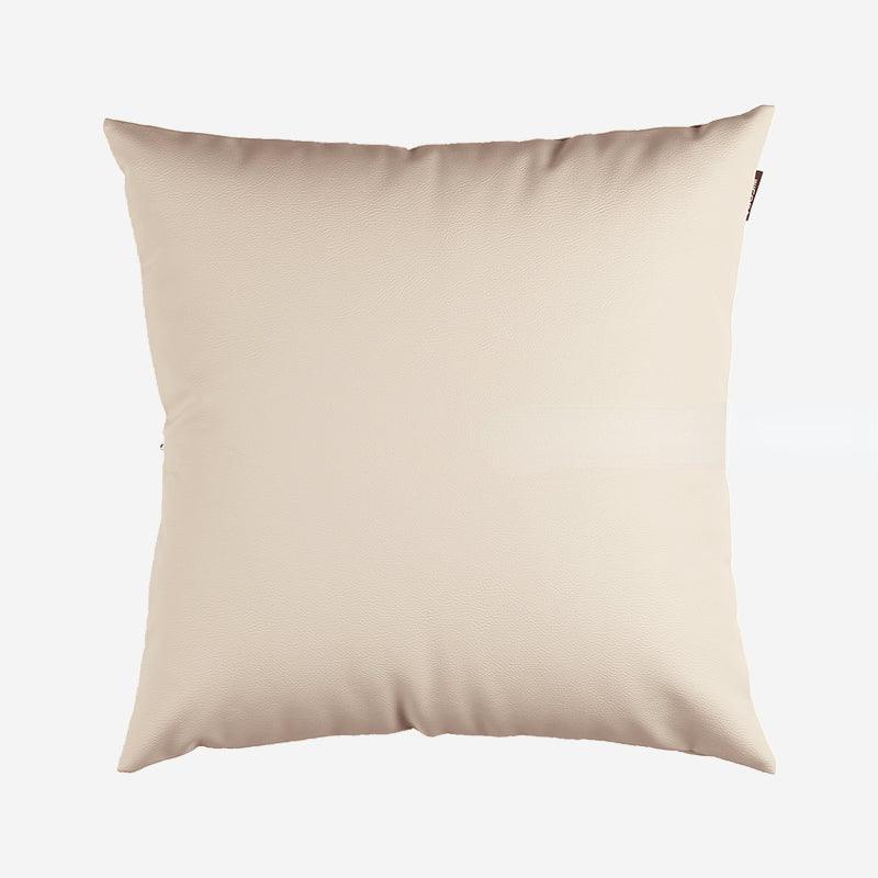 Earth tones Artificial Leather Pillow - HomeCozify