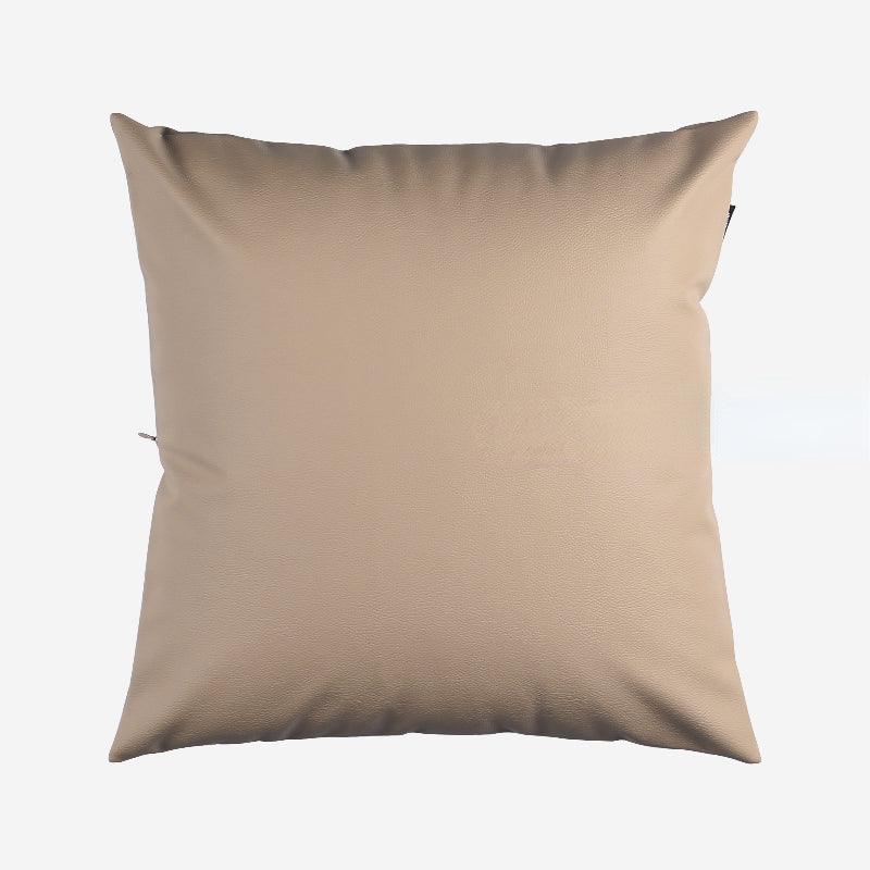 Earth tones Artificial Leather Pillow - HomeCozify