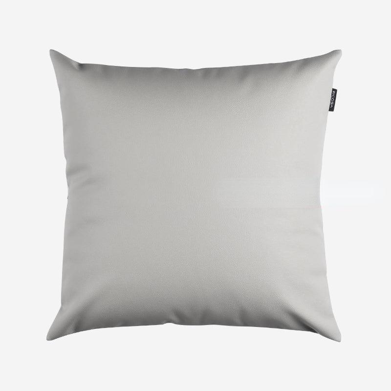 Earth tones Artificial Leather Pillow - HomeCozify