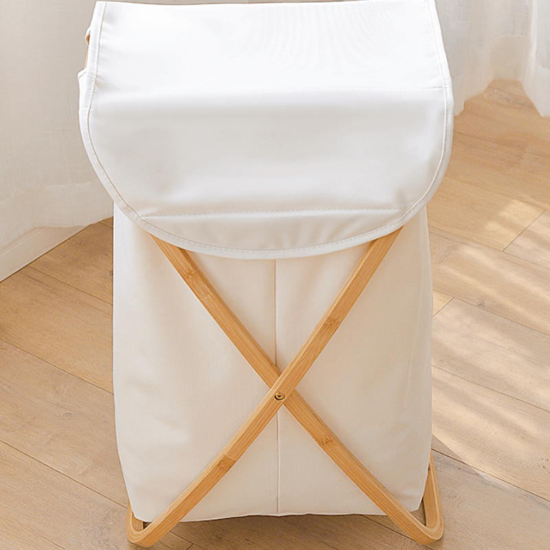 Enim Bamboo Laundry Basket - HomeCozify