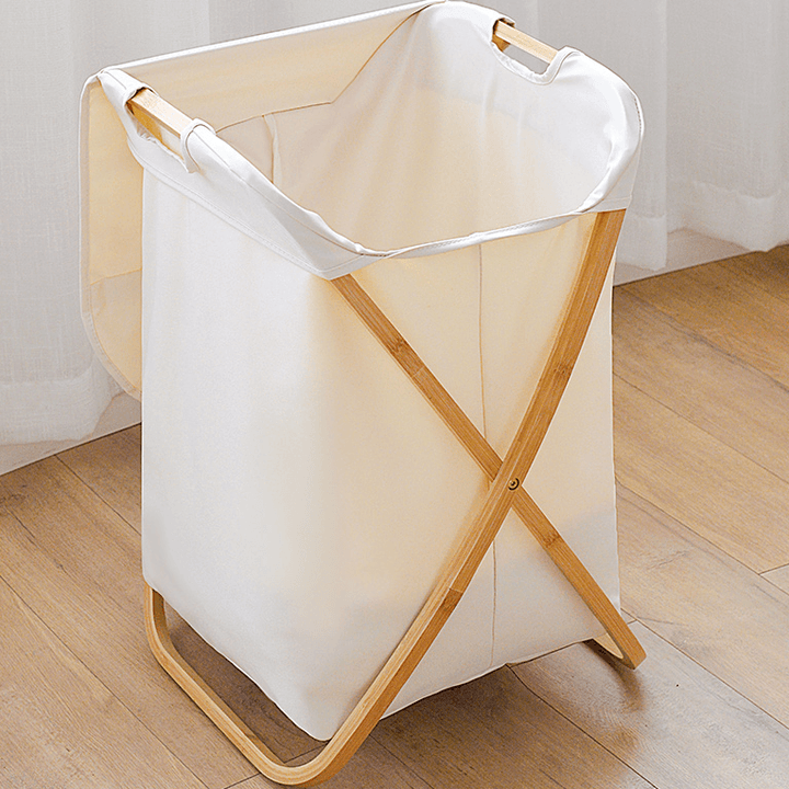 Enim Bamboo Laundry Basket - HomeCozify