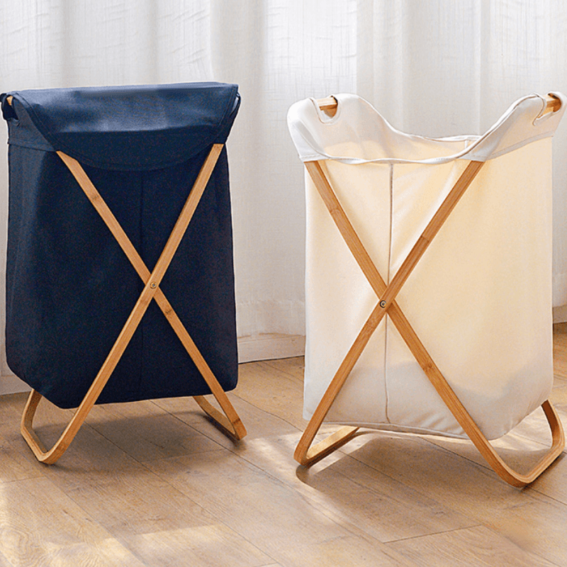 Enim Bamboo Laundry Basket - HomeCozify