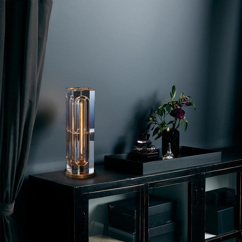 Ervin Clear CrystalTable Lamp - HomeCozify