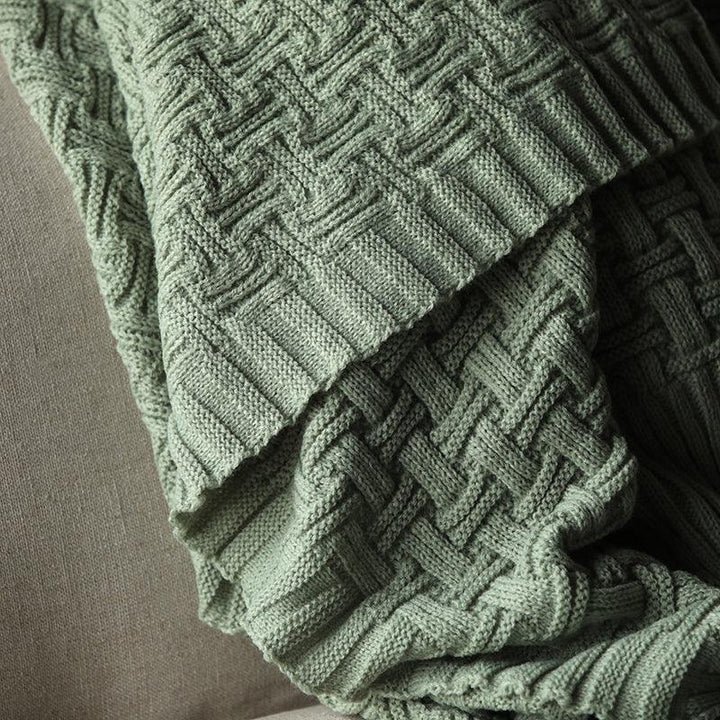 Evelyn Textured Blanket - HomeCozify