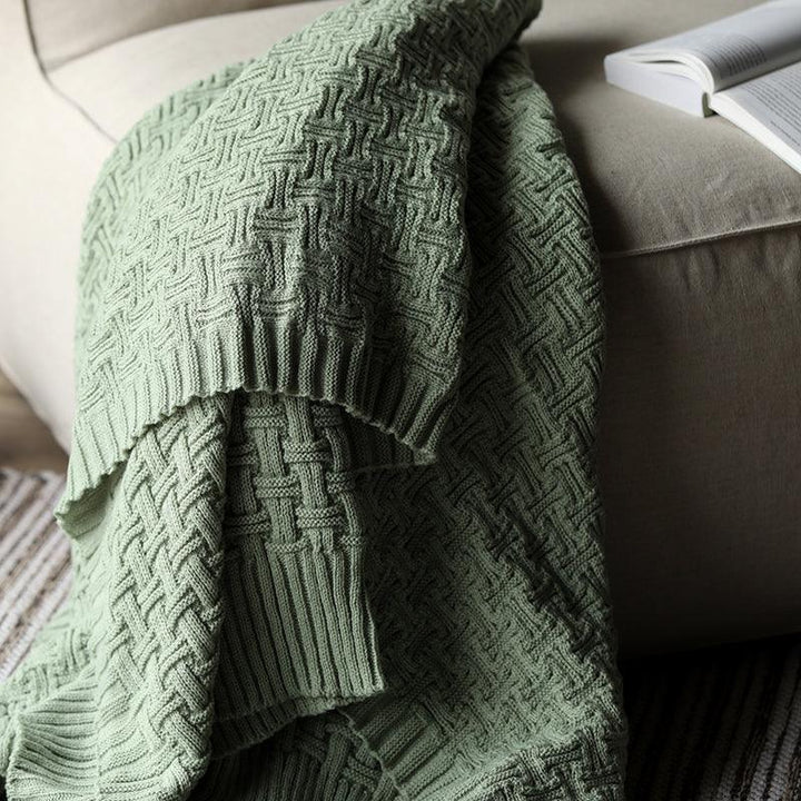 Evelyn Textured Blanket - HomeCozify