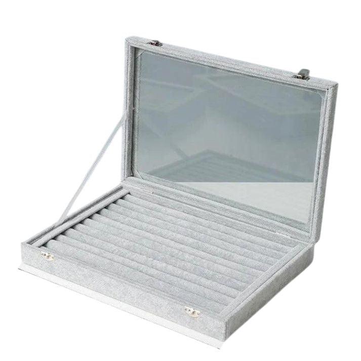 Faux Glass Top Jewelry Box - HomeCozify