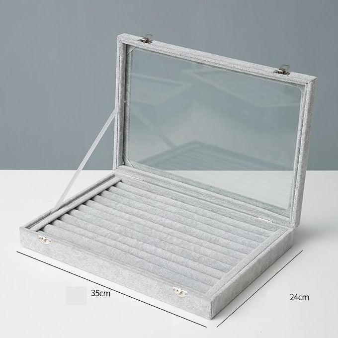 Faux Glass Top Jewelry Box - HomeCozify